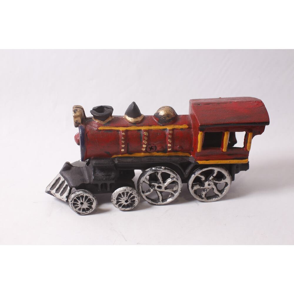 Antique Cast Iron Locomotive Heavy Train Engine Retro Toy ~ 260413-WH 1064